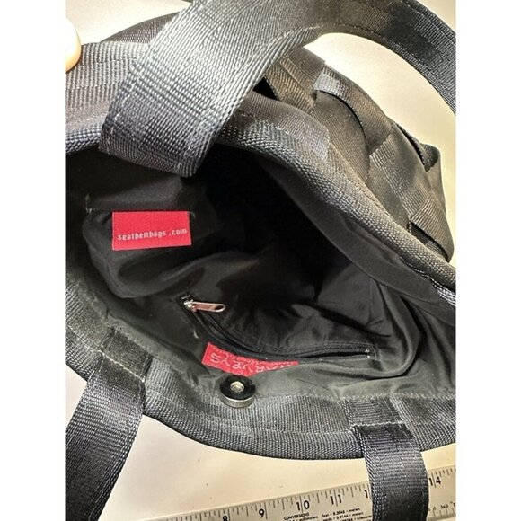 Harvey's Black Seatbelt Tote Bag - Picture 4 of 9